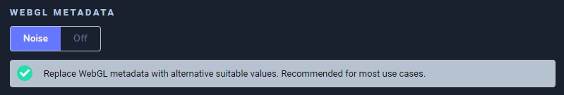 WebGL Metadata