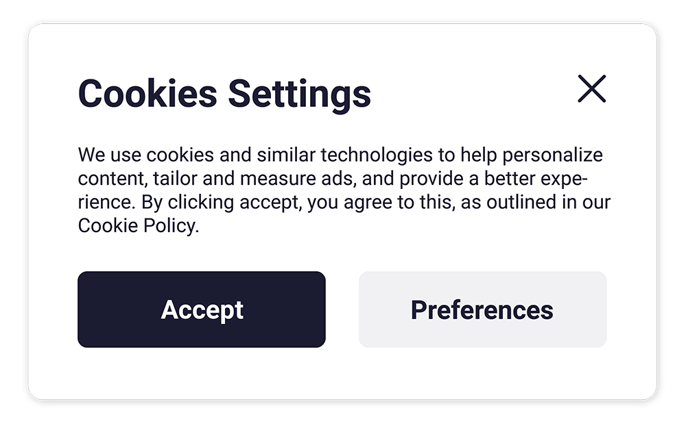 Website uses cookie to track user behavior
